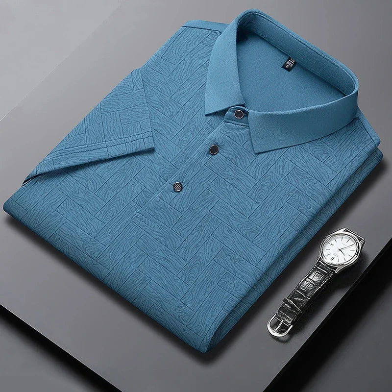 Men's Short Sleeved Versatile polo T-shirt