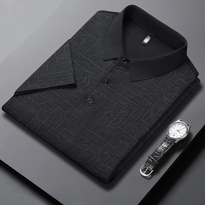 Men's Short Sleeved Versatile polo T-shirt