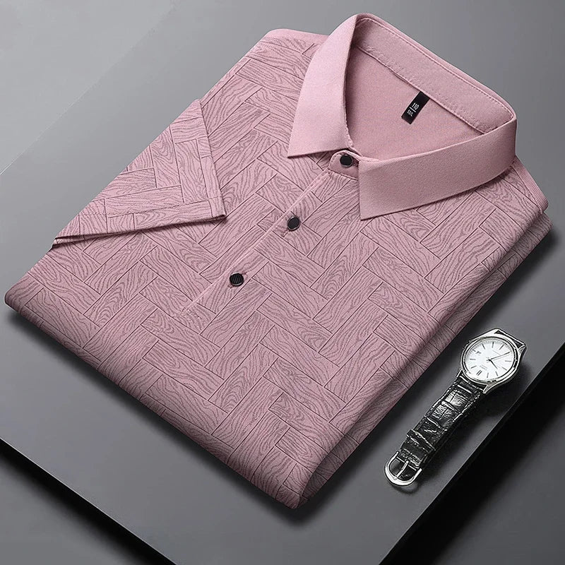 Men's Short Sleeved Versatile polo T-shirt