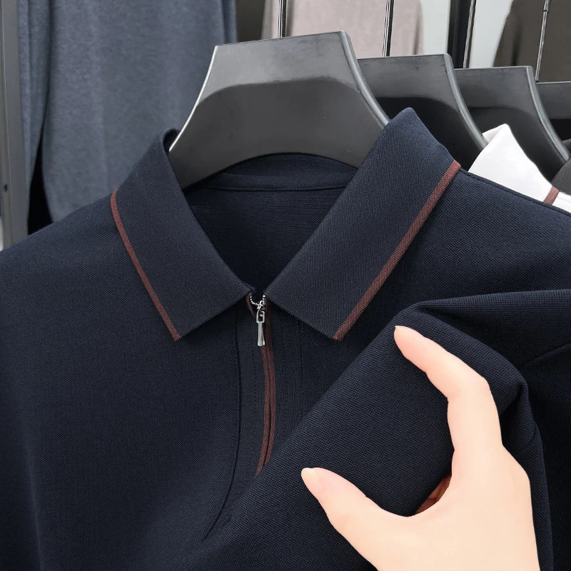 striped light luxury high design top casual T-shirt