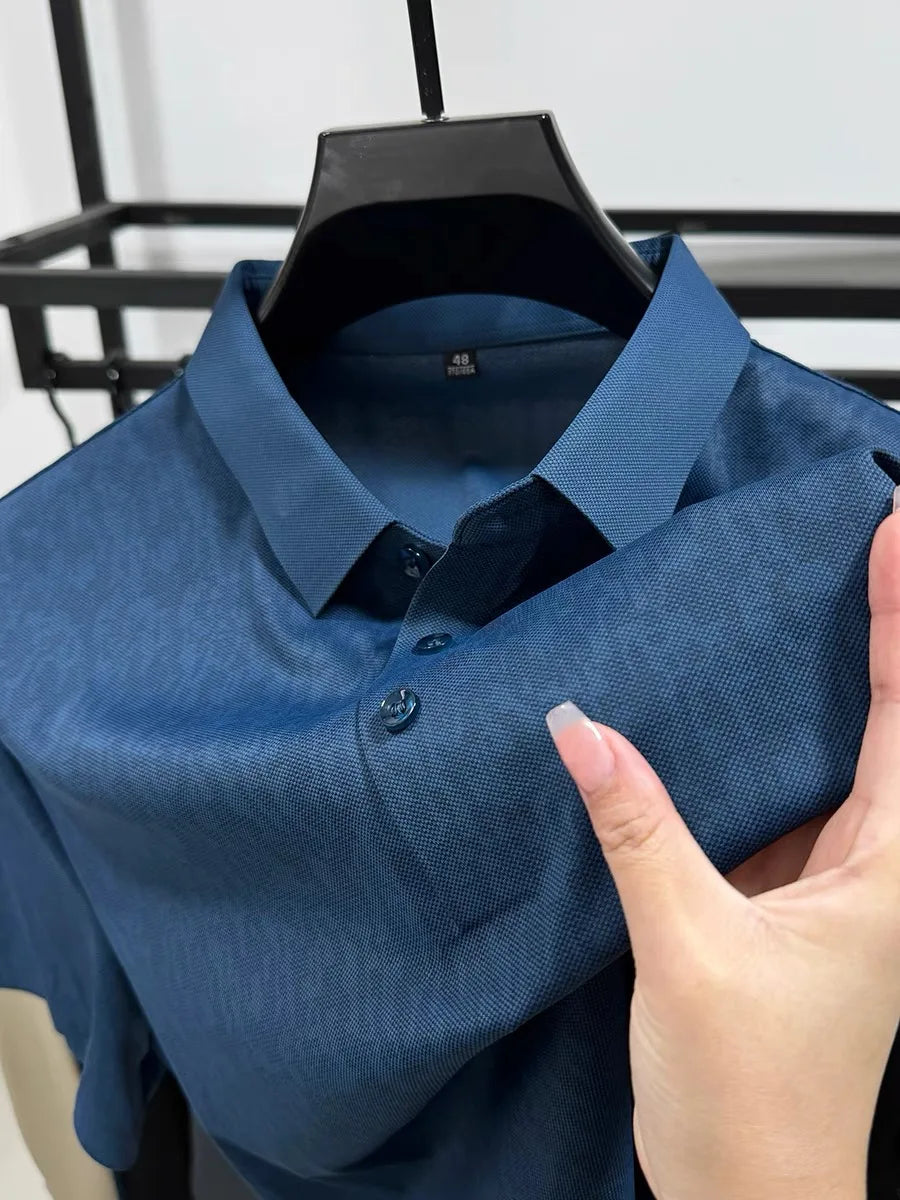 new trend lapel T-shirt comfortable and cool