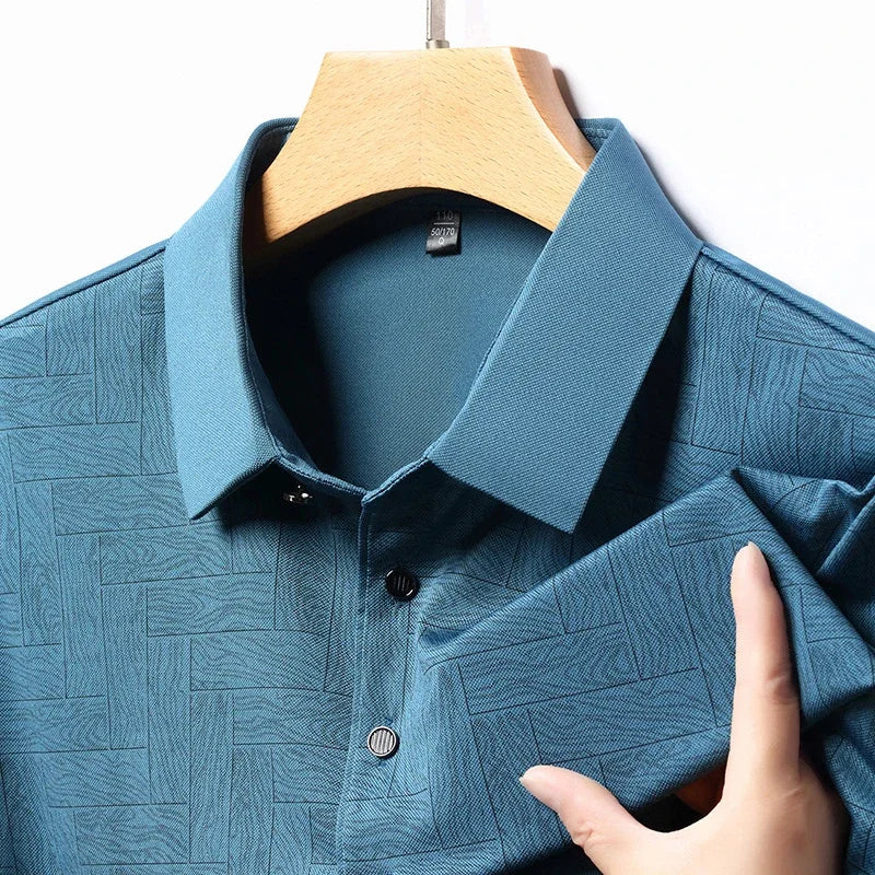 Men's Short Sleeved Versatile polo T-shirt