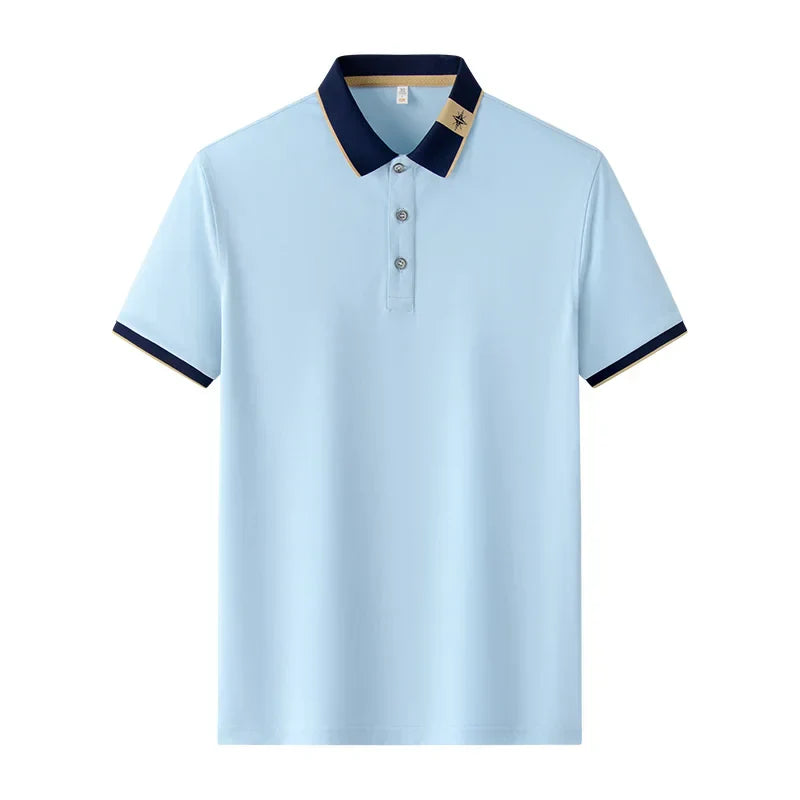 men's short sleeved polo T-shirt