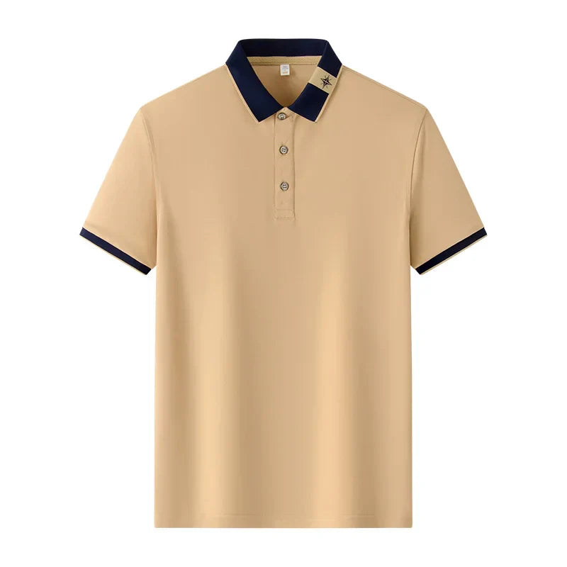 men's short sleeved polo T-shirt