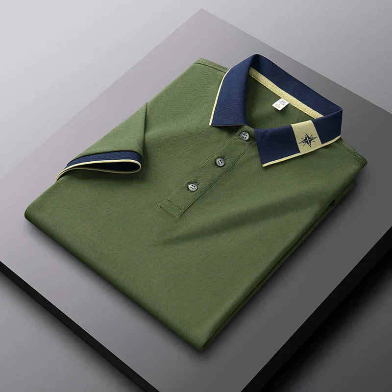 men's short sleeved polo T-shirt