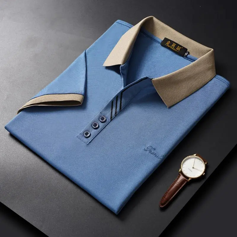 Men's Premium Striped Polo Shirt
