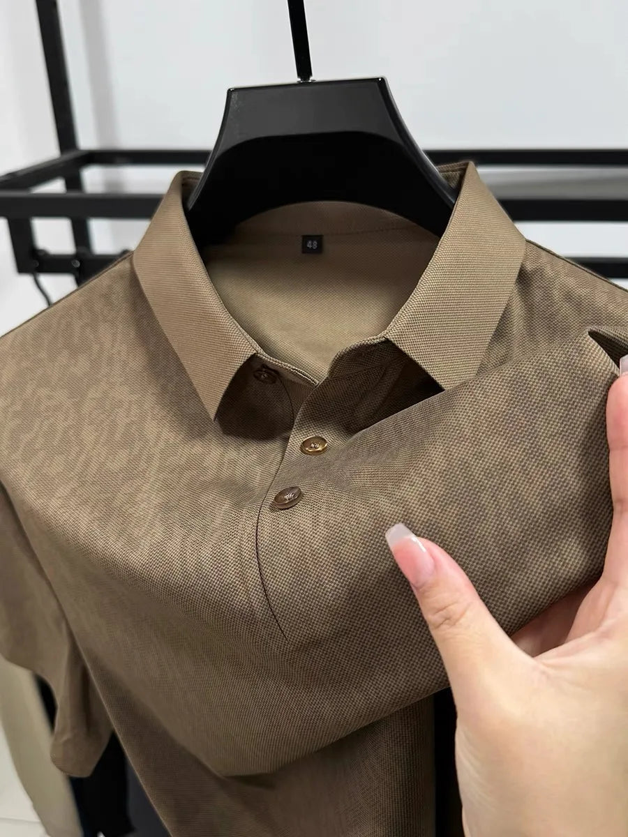new trend lapel T-shirt comfortable and cool
