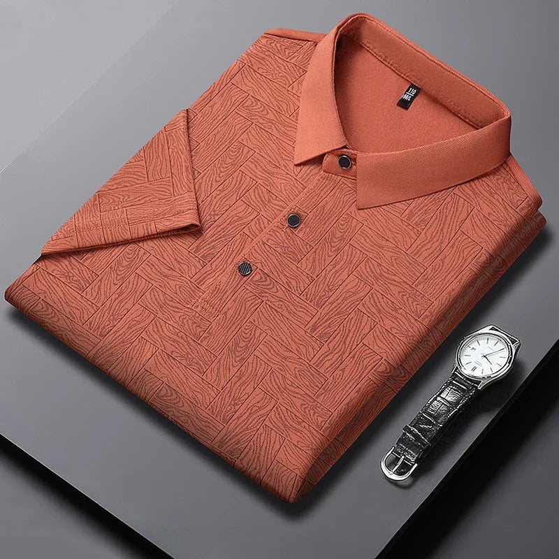 Men's Short Sleeved Versatile polo T-shirt