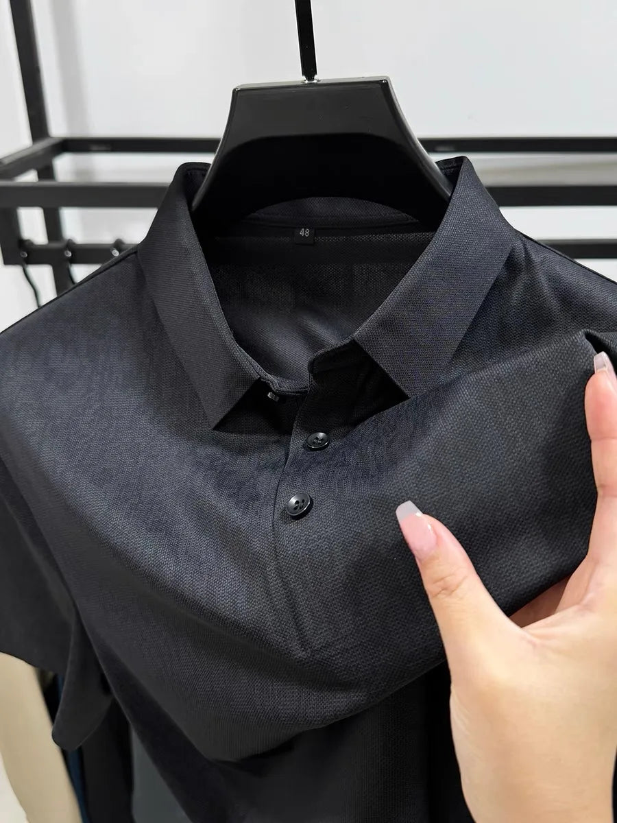 new trend lapel T-shirt comfortable and cool