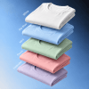 Combo Pack of (5) Men's Premium Round Neck T-Shirts White, Sky Blue, Mint, Peach, Lavender